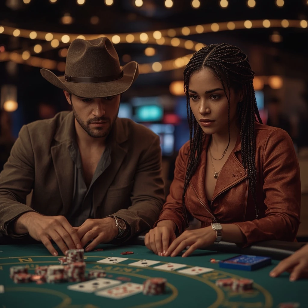 photo of two poker players PARIPESA CASINO